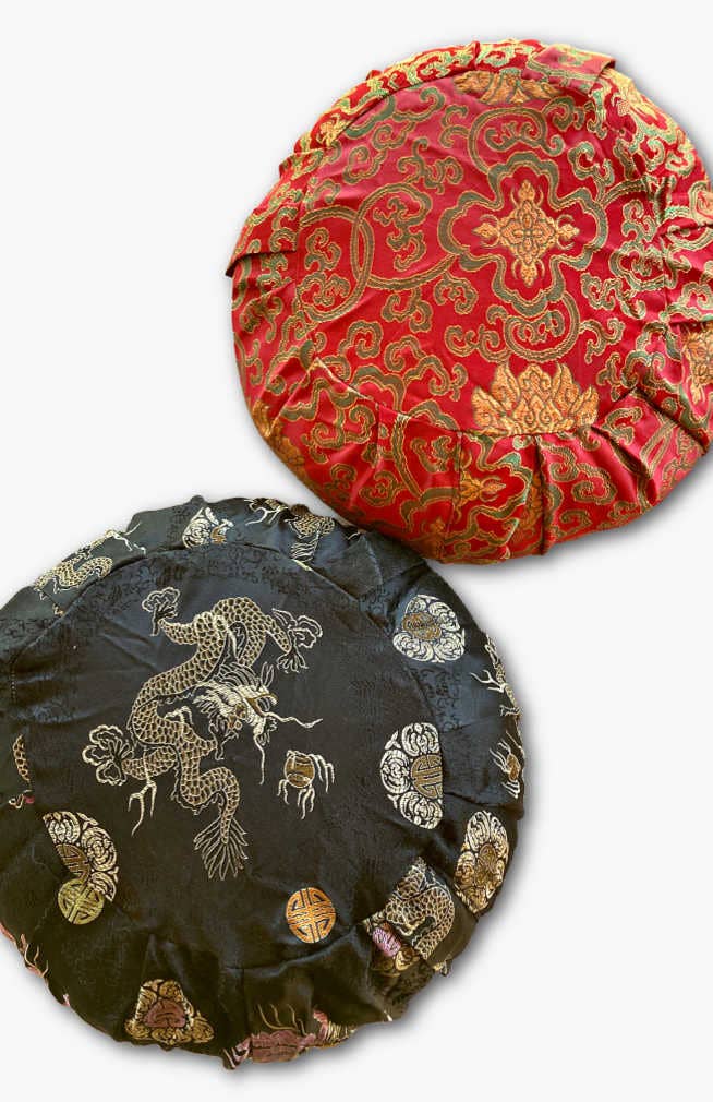 Ganesh Himal Trading - Wholesale Meditation Supplies - Zafu Meditation Pillow- Brocade3