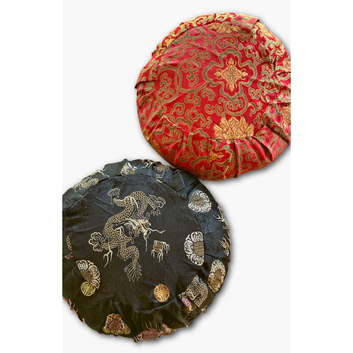 Ganesh Himal Trading - Wholesale Meditation Supplies - Zafu Meditation Pillow- Brocade3