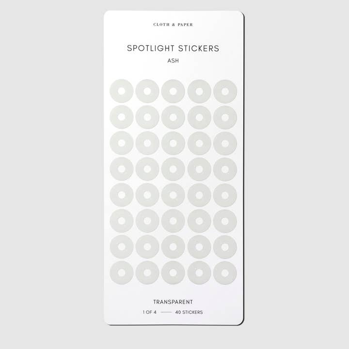 Cloth & Paper - Wholesale Sticker - Spotlight Sticker Set | Small1