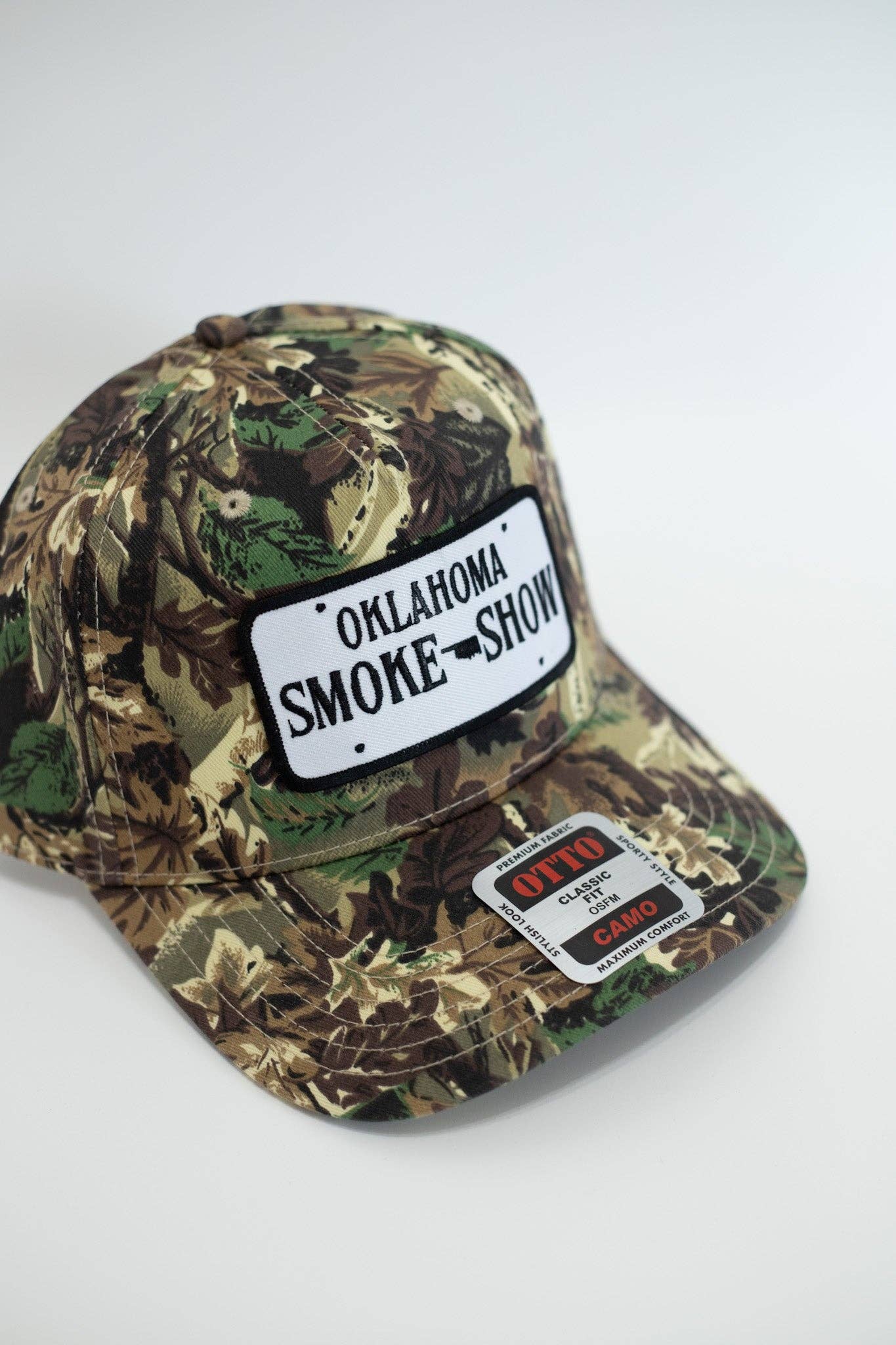 Hartland Goods - Vente Casquette de camionneur – femme - OKLAHOMA SMOKESHOW - CAMOUFLAGE3