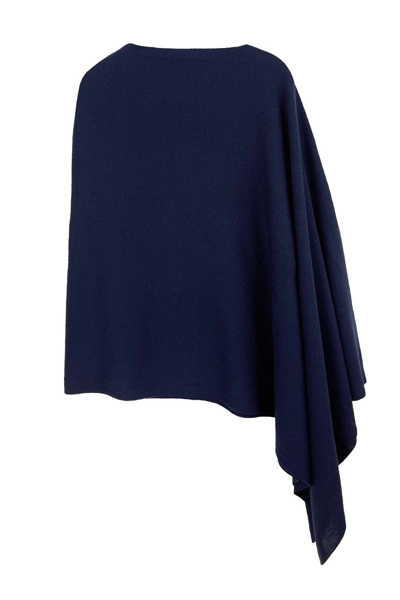 MiMi Wholesale - Wholesale Poncho - Women's - CCP320056 Juney Soft Classic Knit Poncho Ruana23