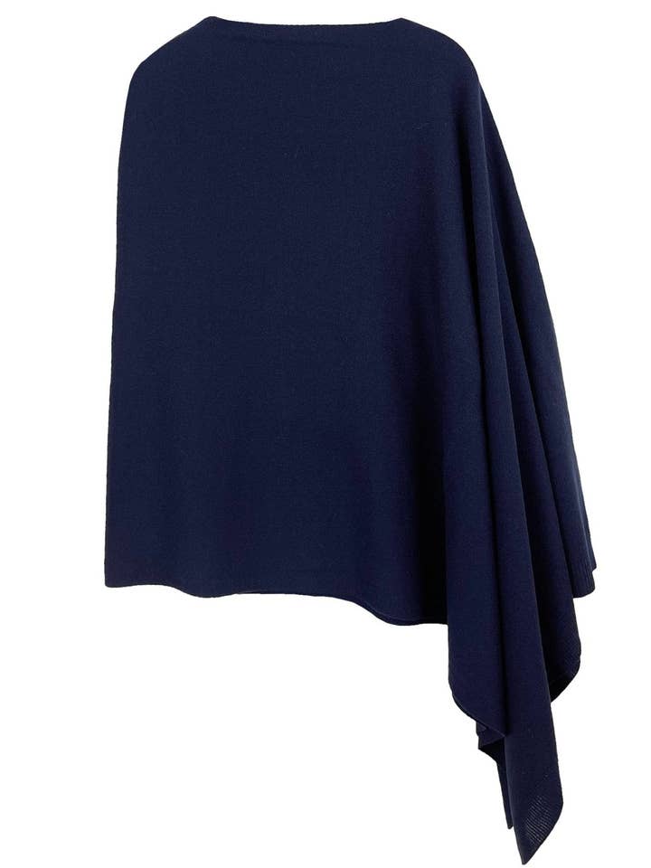 MiMi Wholesale - Wholesale Poncho - Women's - CCP320056 Juney Soft Classic Knit Poncho Ruana23