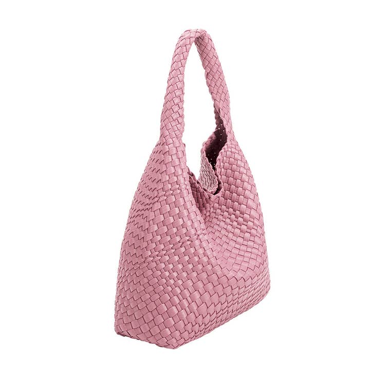 Melie Bianco - Wholesale Shoulder Bag - Women's - Johanna Orchid Recycled Vegan Shoulder Bag