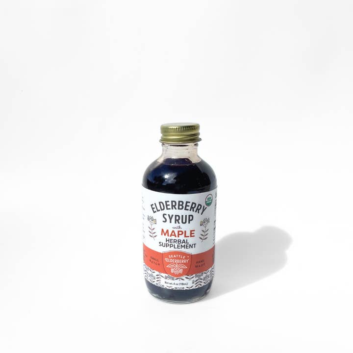 Seattle Elderberry - Vente Supplément oral/vitamine - Sirop de sureau bio avec érable