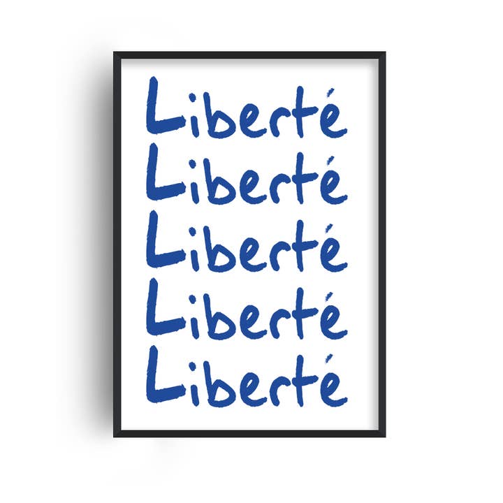 Liberté Fransk Giclée Hjemmedekoration Vægkunst Print for engroshandel hos Fanclub