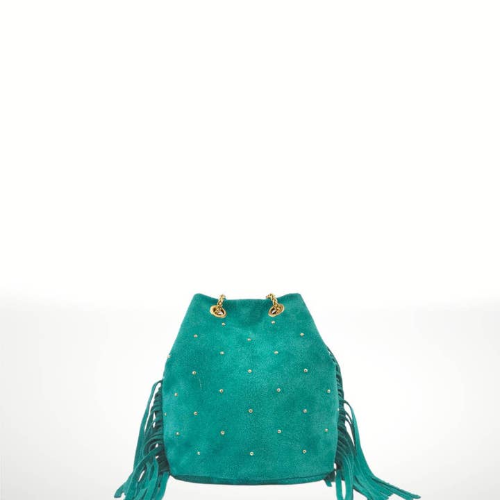 ITALIAN'S LEATHER - Wholesale Shoulder bag – women's - Flora ² Suede leather shoulder bag19