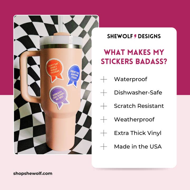 SHEWOLF Designs - Wholesale Sticker - Sticker: I Wish Common Sense Was More Common2