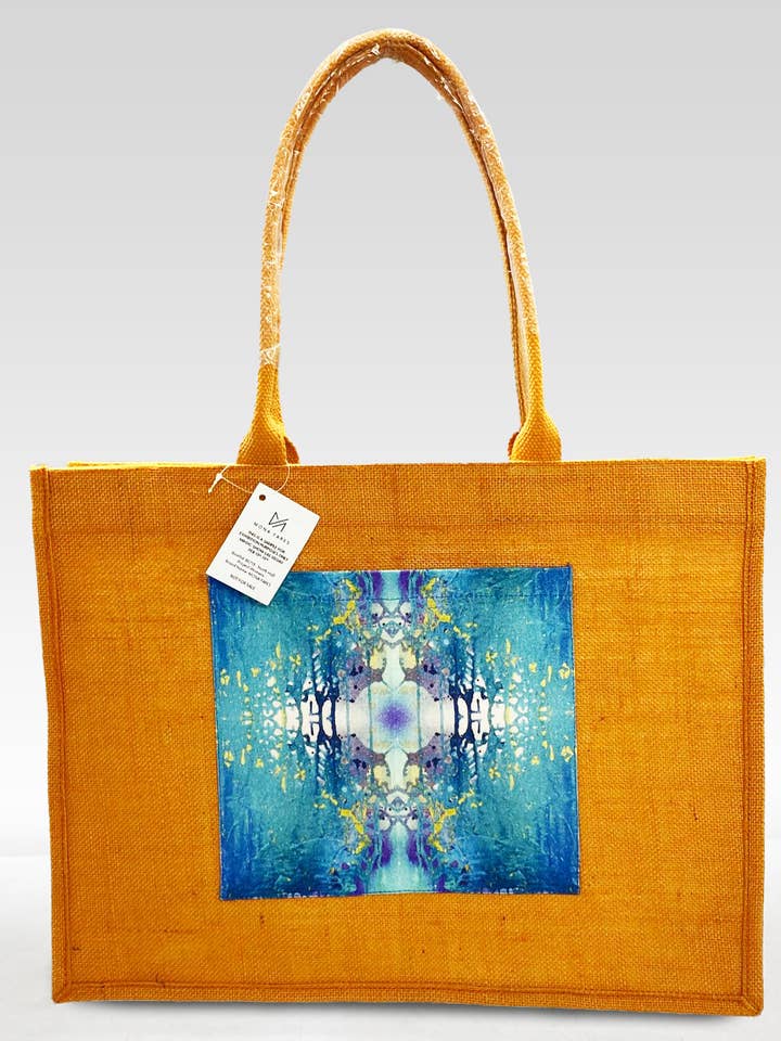 Orange Color pop shopping bag for wholesale by Mona Fares