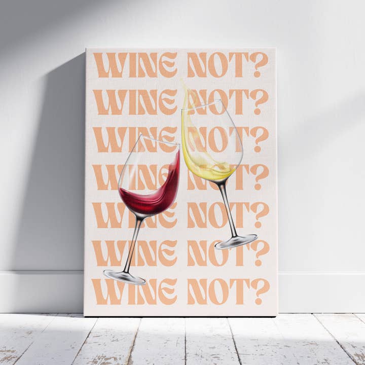 Saúde aos Momentos de Vinho - Impressão em Tela emoldurada para Parede por atacado de House Prints