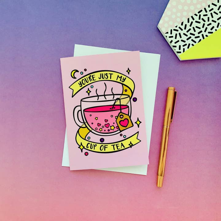 CoconuTacha – wholesale Kärlekskort – Min kopp te hälsningskort1