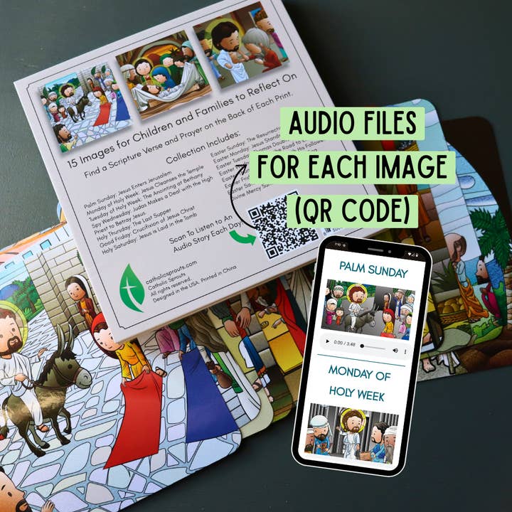 Catholic Sprouts LLC - Wholesale Art Print - Holy Week and Easter Octave Prints