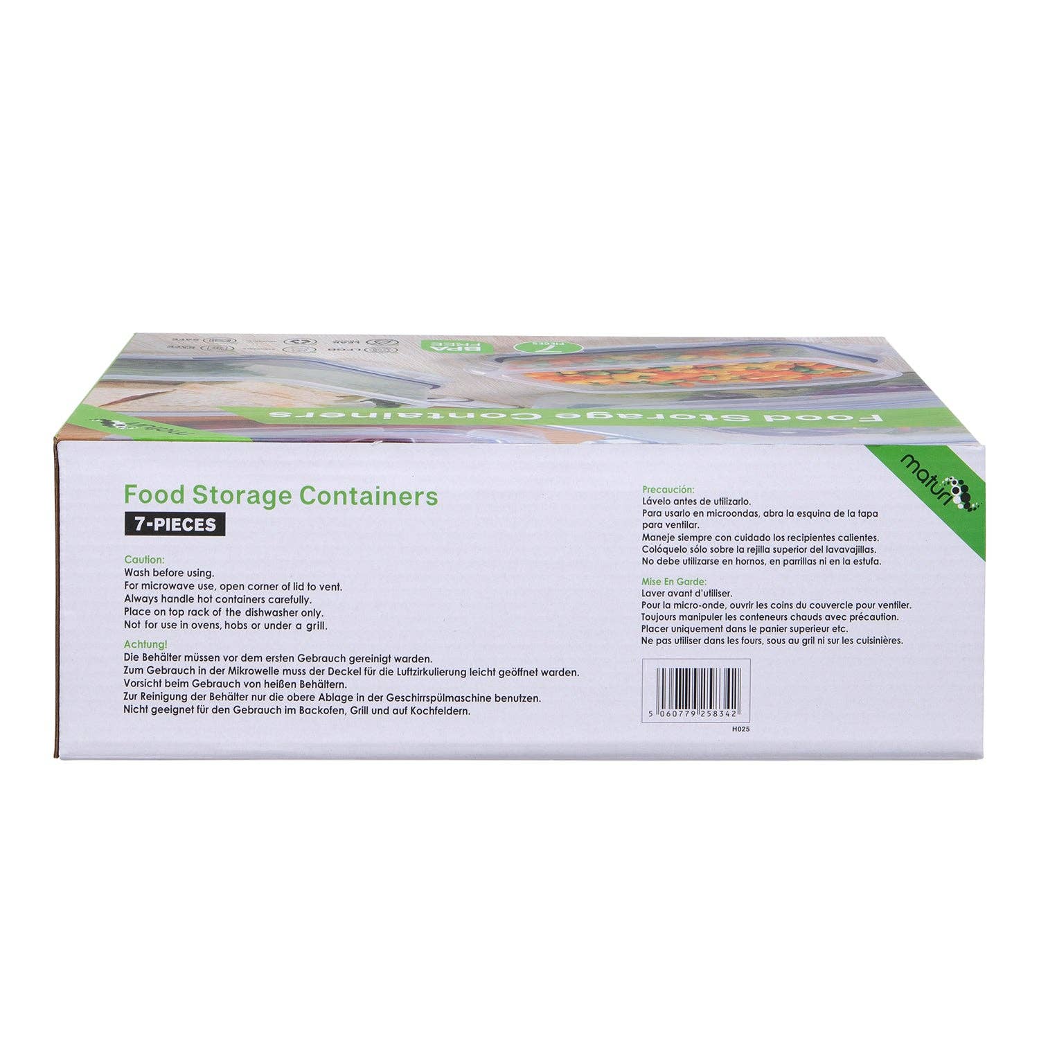 Viceni – wholesale Food storage container – Seven Piece Rectangular Food Storage Set4