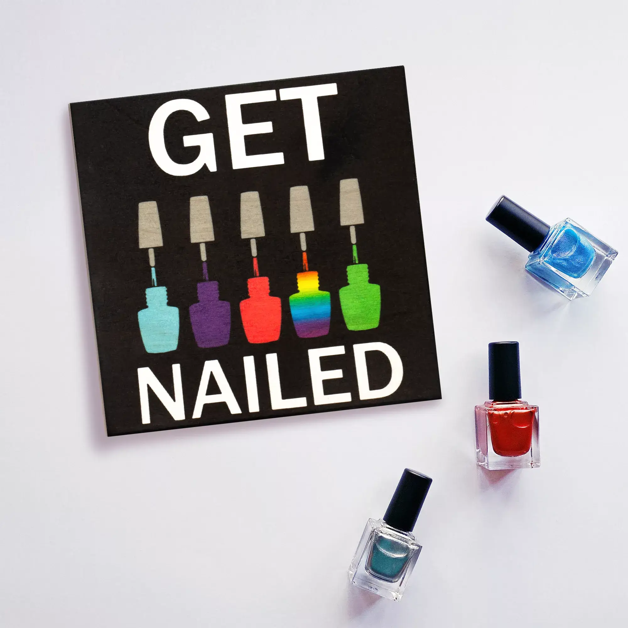 JennyGems - Wholesale Sign - Funny Nail Salon Black Decor, Manicurist Gifts4