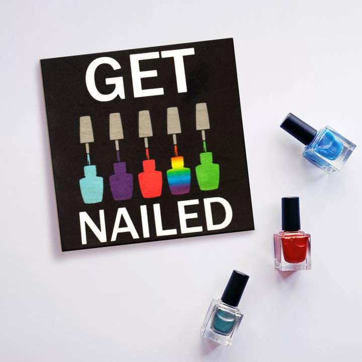 JennyGems - Wholesale Sign - Funny Nail Salon Black Decor, Manicurist Gifts4