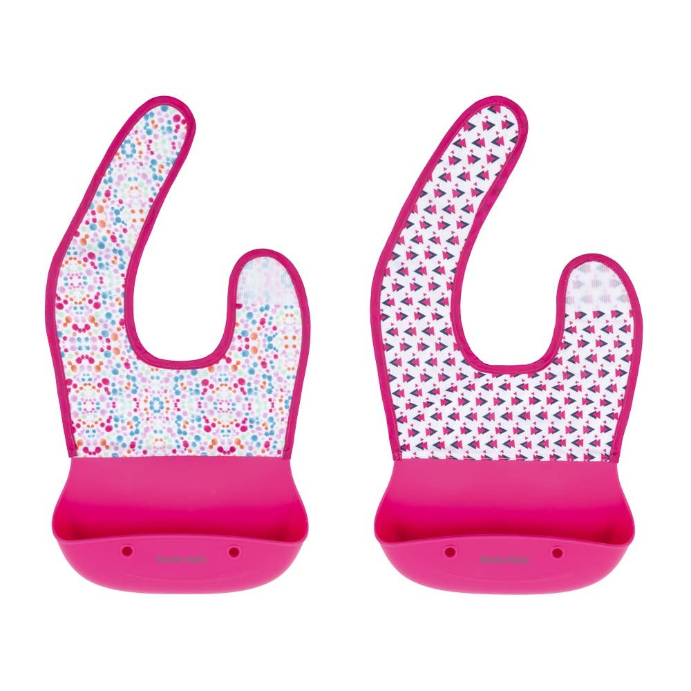 Bazzle Baby - Wholesale Bib - Baby - Silicone + Fabric Foodie Feeding Bib8