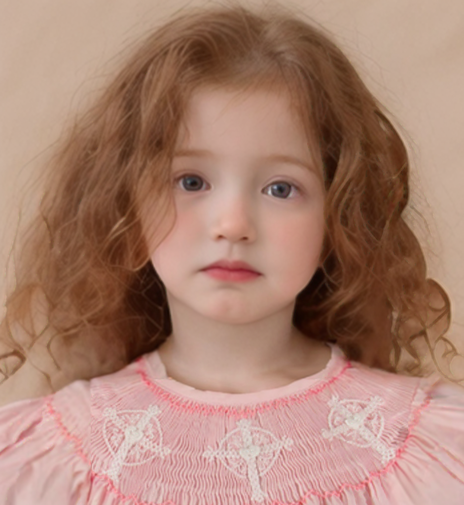 Hello Bebes! - Wholesale Dress - Kids - Light Pink Smocked Cross Short Sleeve Bishop Dress0