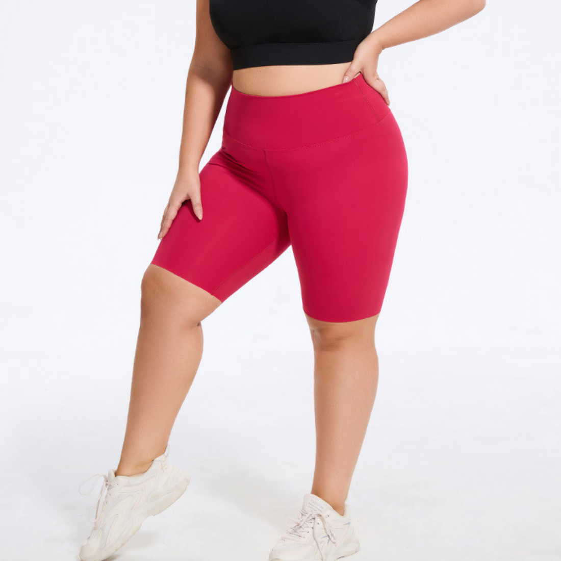 Sodalemon - Wholesale Sportkledingset - Dames - Plus size dames billenliftende yoga capri legging0