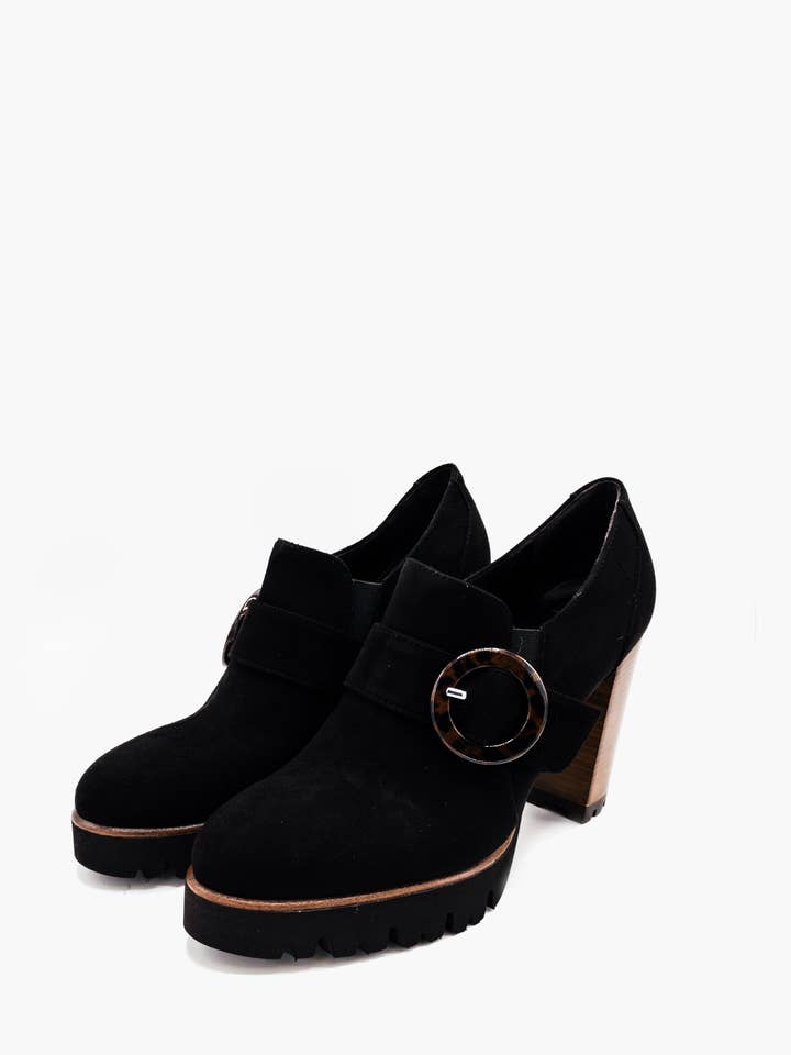 Svart mocka ankelstövlar för wholesale av Luca Grossi