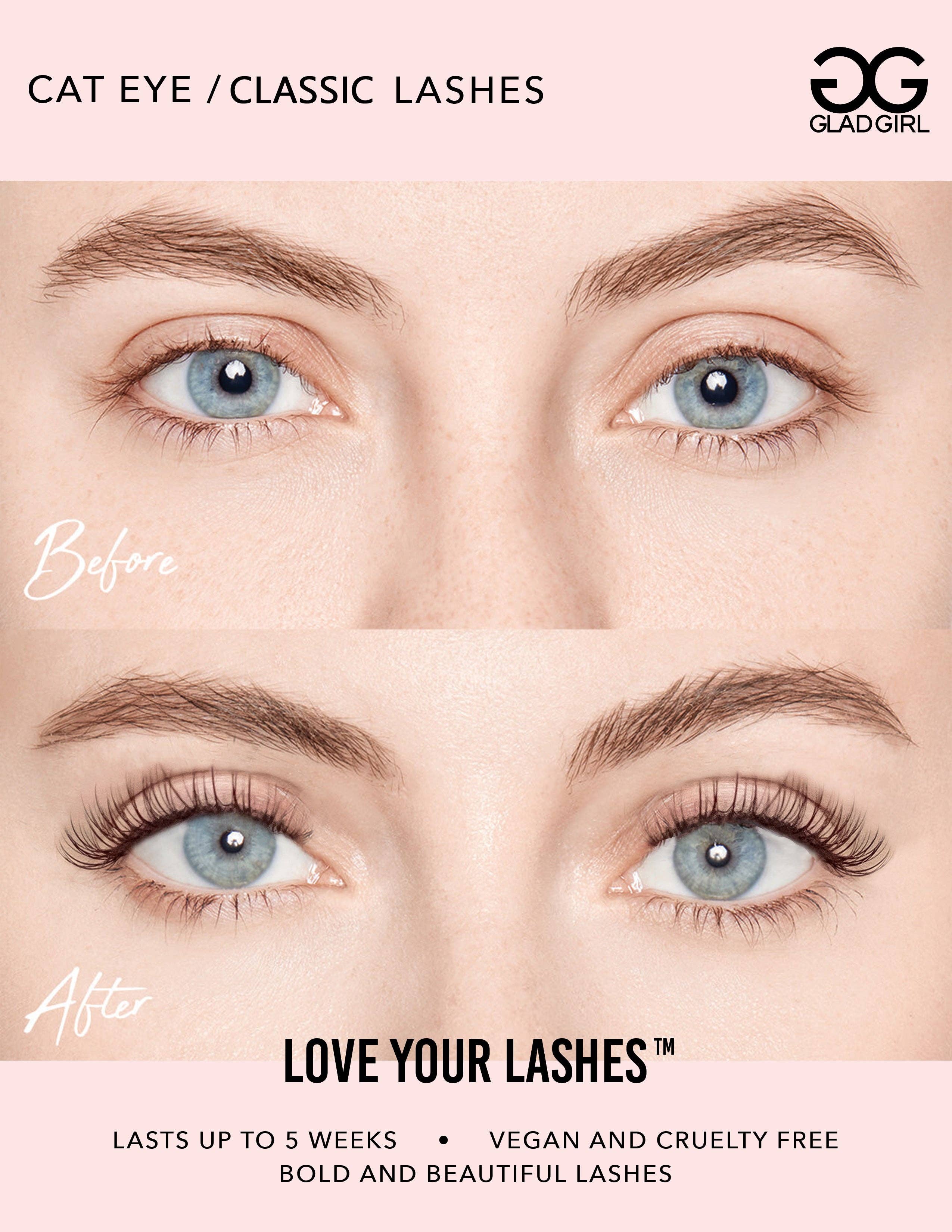 GladGirl – Großhandel Künstliche Wimpern – Signature Nerzwimpernverlängerungen – Klassisch - 0,15 mm2