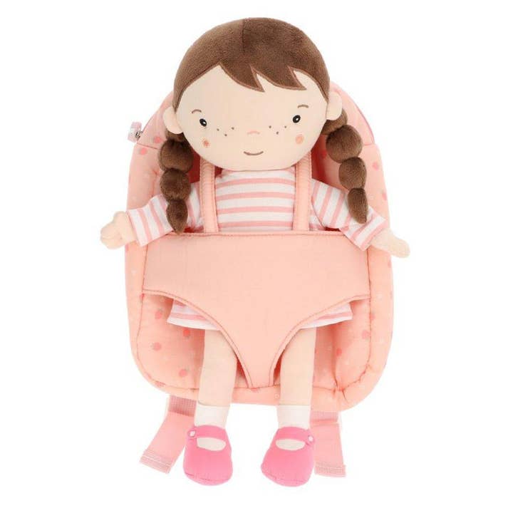 Tutete – Engroshandel Rygsæk - Børn – Rygsæk til Dukker Jordbær Rosa2