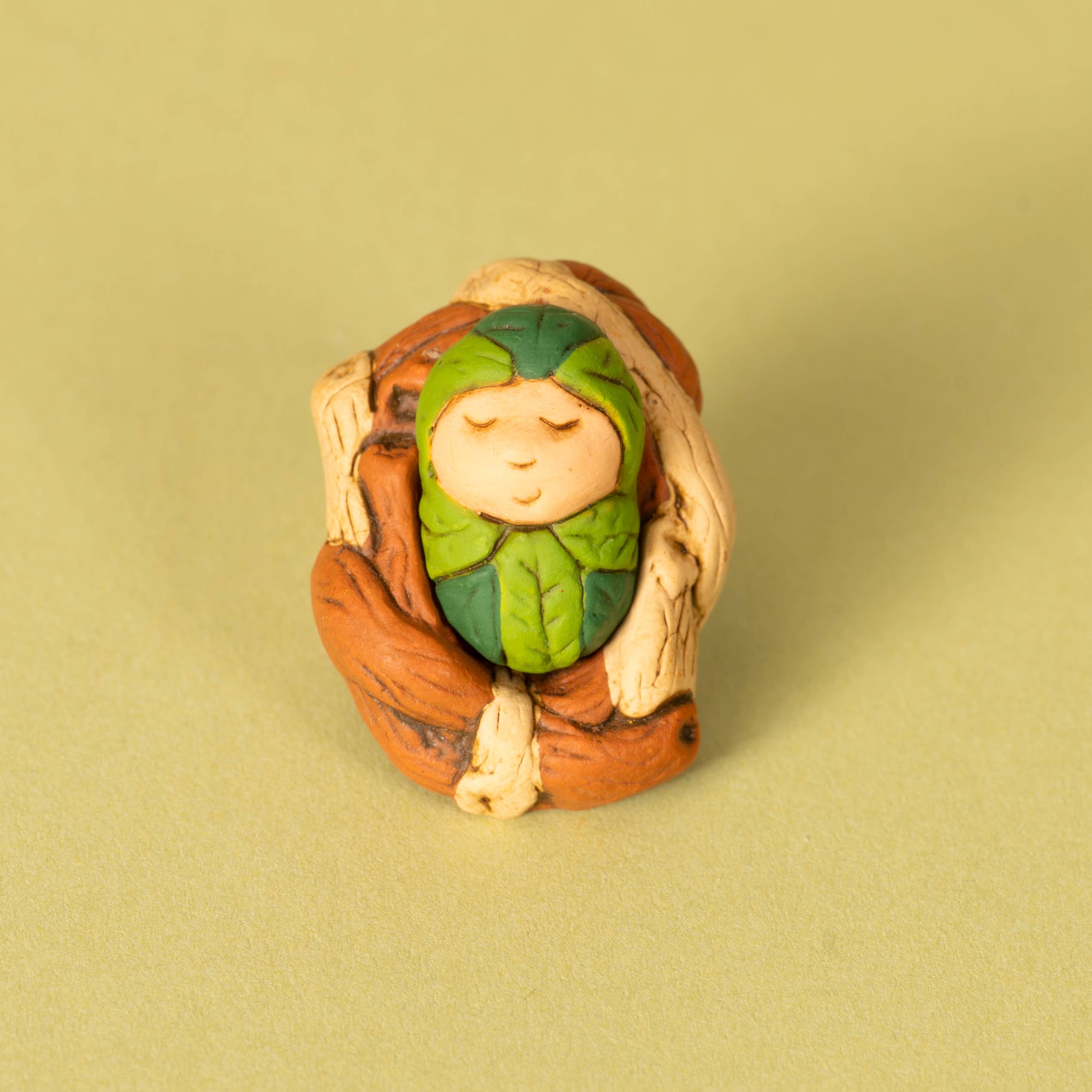 Lucuma Designs – Großhandel Weihnachtskrippen-Deko – Woodsy Mini-Krippe, 9-teiliges Set, 2,5 cm hoch, von der Natur inspiriert3