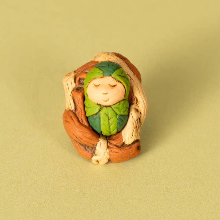 Lucuma Designs - Wholesale Kerststaldecor - Woodsy - Mini kerstset van 9, 1"H - geïnspireerd op de natuur3