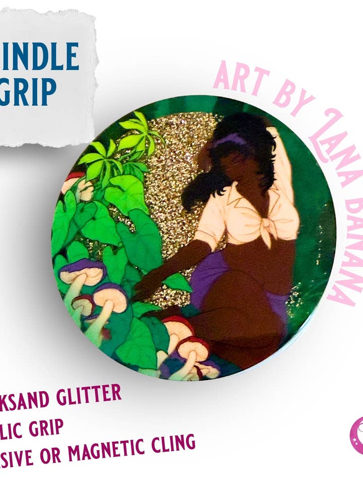 eReader Grip: Abduction Candidate Pinup Girl Mushroom for wholesale by January Bell Romance