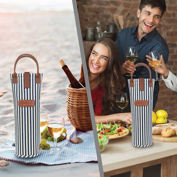 OPUX - Wholesale Wine tote - 1 Bottle Classic Wine Carrier Bag12