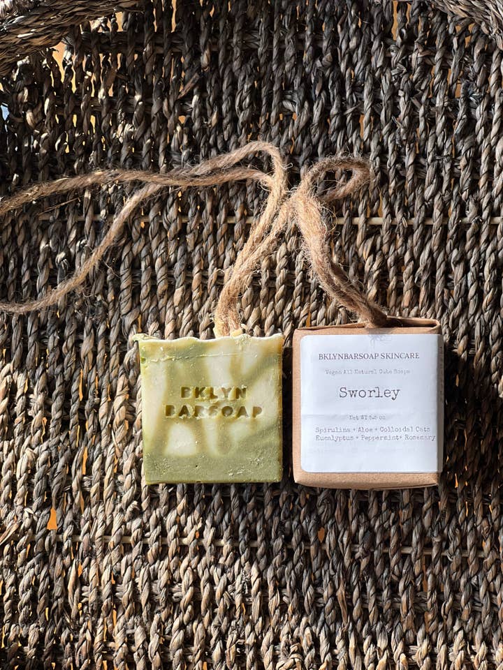 Sworley- Spirulina+Aloe+Oats for wholesale by BklynBarSoap