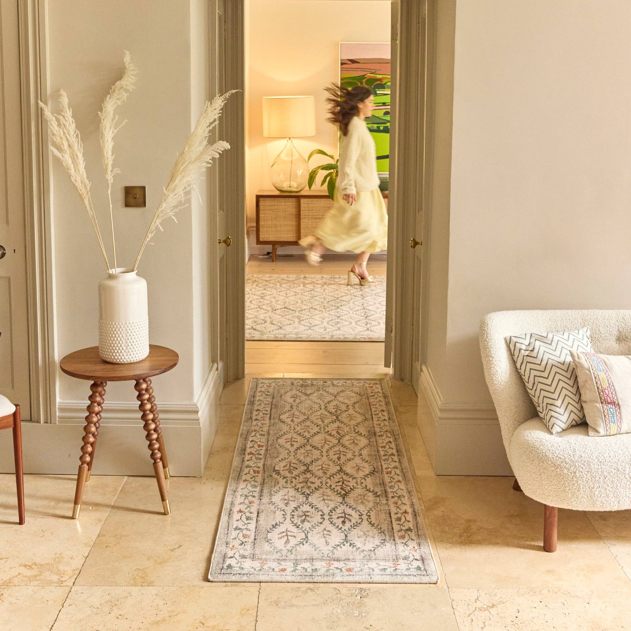 Phoenox Textiles - Vendita all'ingrosso Tappeto - Hug Rug Tappeto da Giardino Inglese Eco-Lavabile1