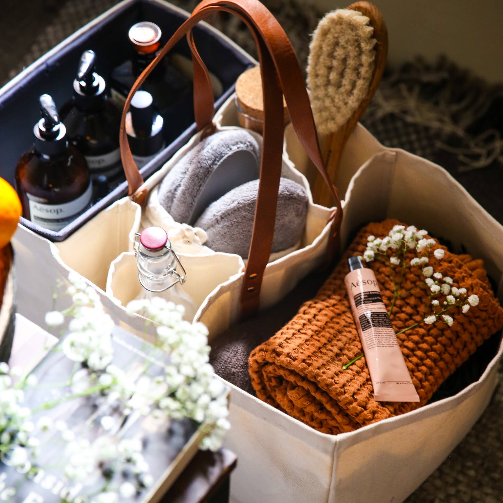 CapaBunga® – Engroshandel Indkøbspose/indkøbstaske – Robust bomuldsnet til dagligvarer | Stor praktisk taske i naturlig canvas2