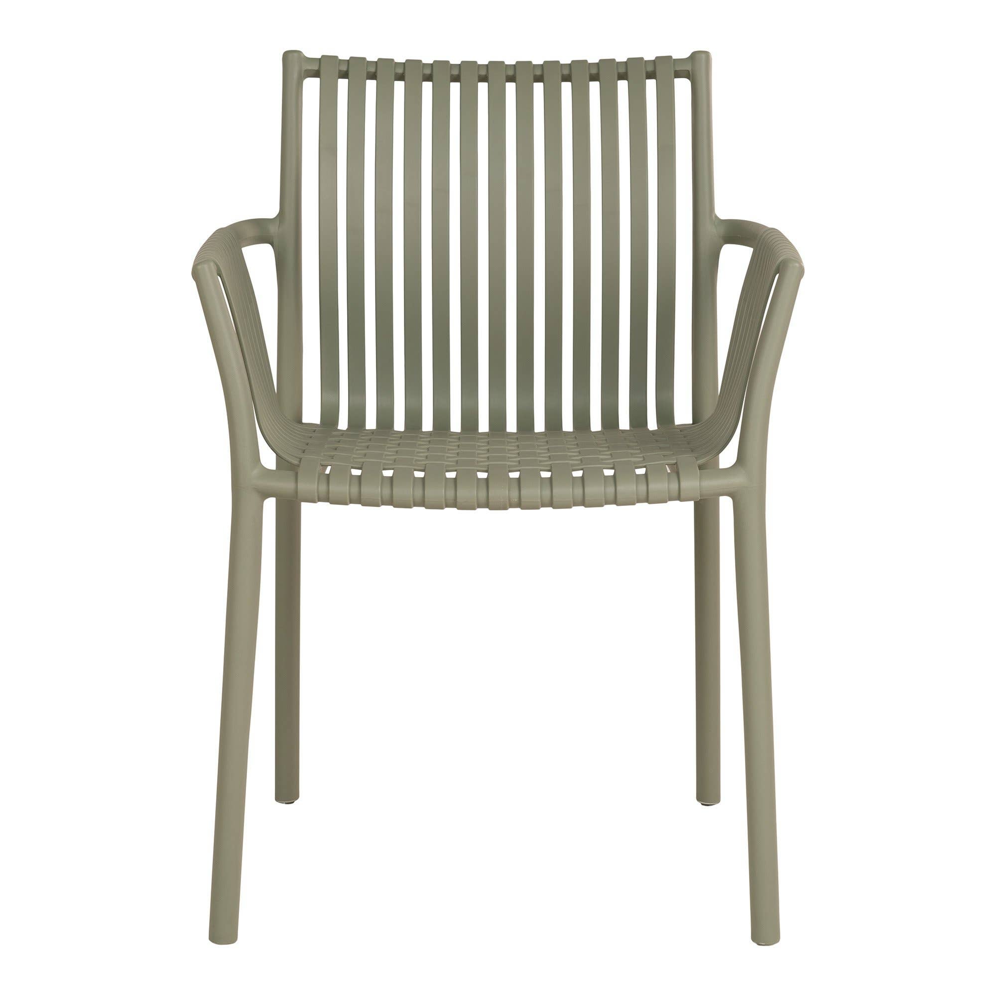 Tulsa Garden Chair - Polypropylene. stackable. green for wholesale on Faire2