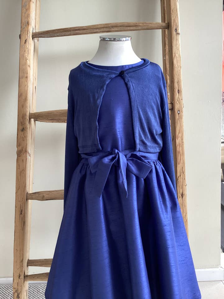 BLU knit shoulder cover for 8 to 16 years for wholesale by FUNBEE kid Made in Italy