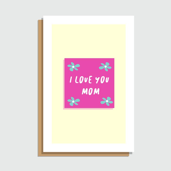 I Love You Mom for wholesale by JU+DESIGN