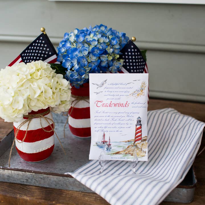 The Willowbrook Company - Wholesale Sachet - Fresh Scents | Tradewinds Sachets | Nautical, Coastal