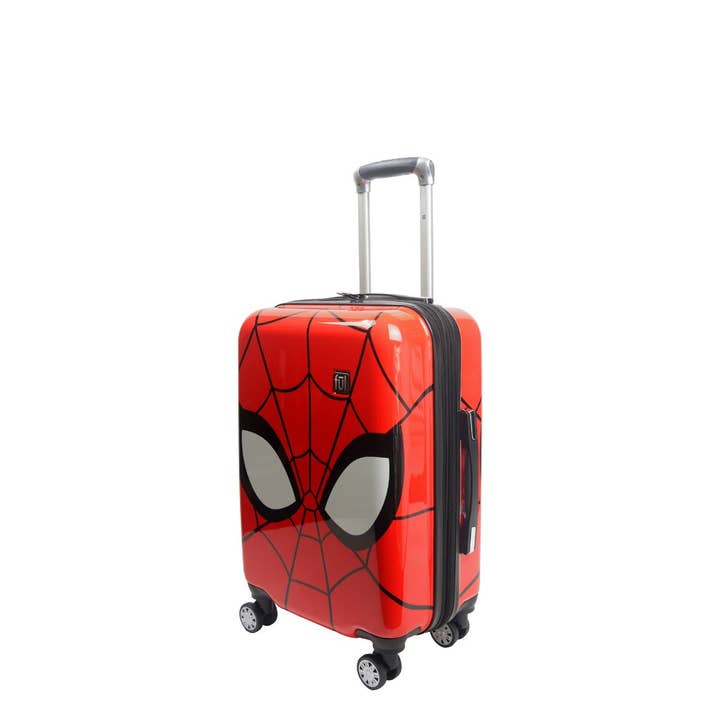 FUL Luggage (Concept One) - Wholesale Luggage - Marvel Spiderman Mask FŪL 21" Hard Rolling Luggage