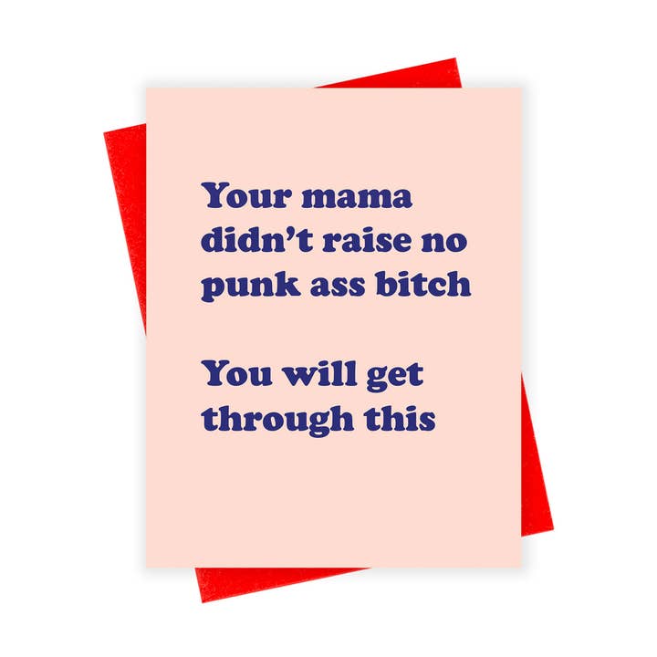 xou - Wholesale Everyday Greeting Card - Punk Ass Bitch Card0