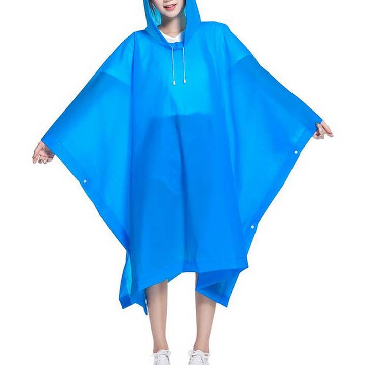 CWMM1491_PONCHO TYPE REUSABLE EVA RAINCOAT and other Purchase Wholesale reusable rain poncho. Free Returns & Net 60 Terms on Faire trending on Faire.
