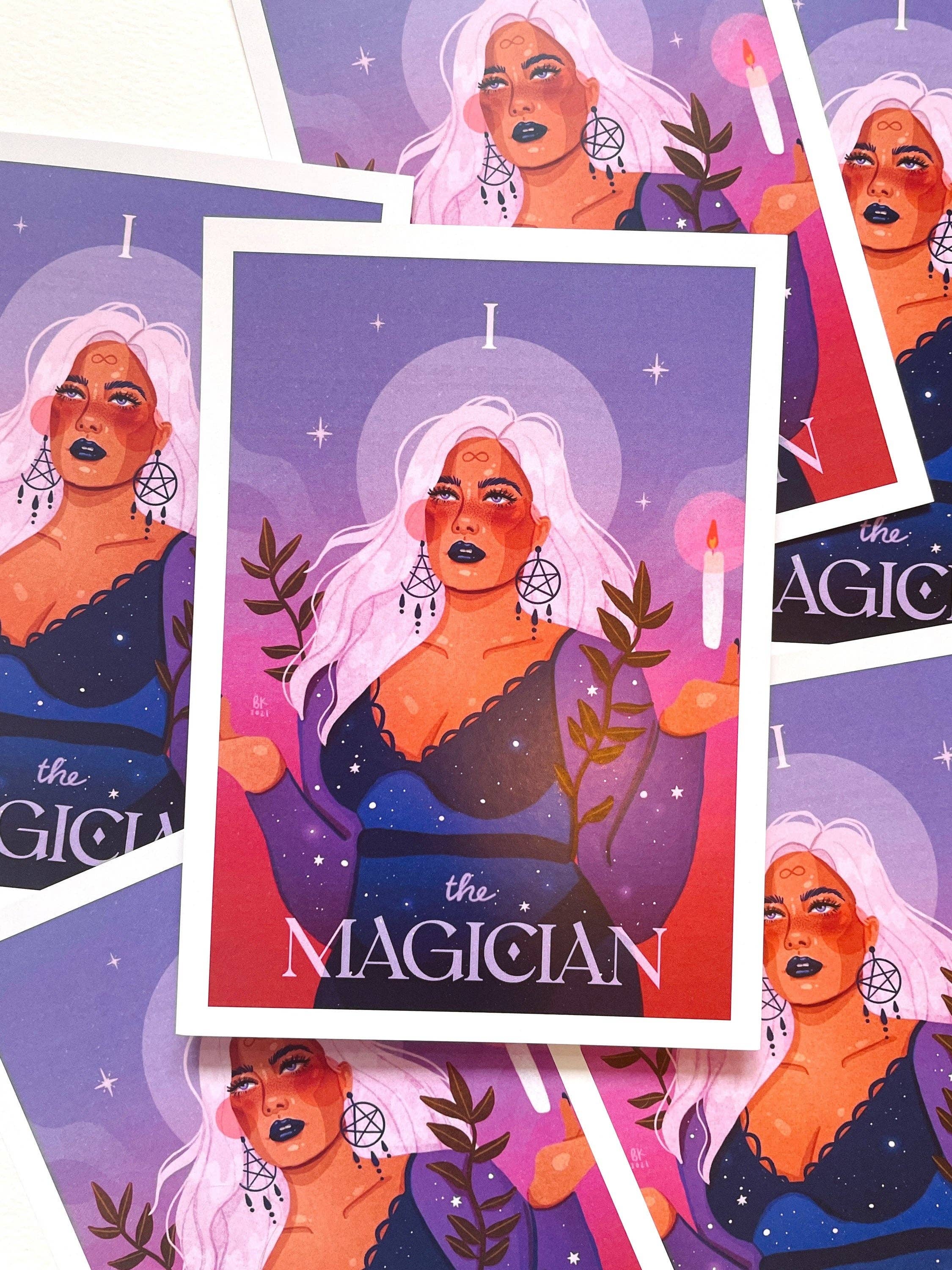 Brittany Keller Art – Engroshandel Kunsttryk – Tryllekunstneren Mini Print2