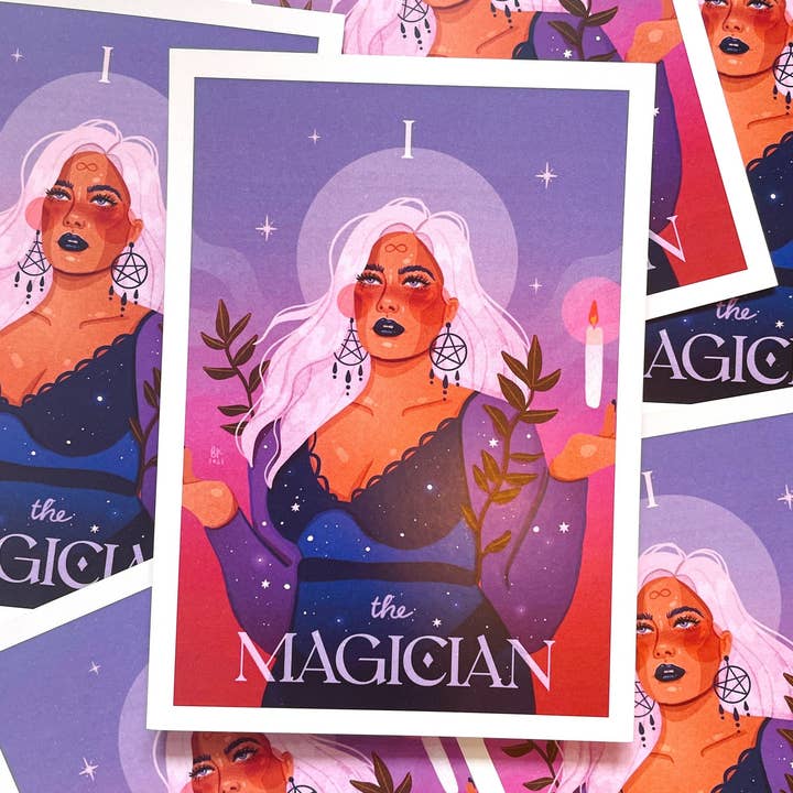 Brittany Keller Art – Engroshandel Kunsttryk – Tryllekunstneren Mini Print2