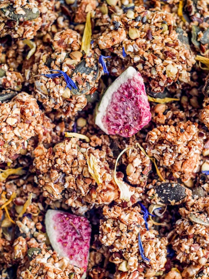 Floral Fig Granola Refill Bag 300g | Nutfree for wholesale by Naturally Granola