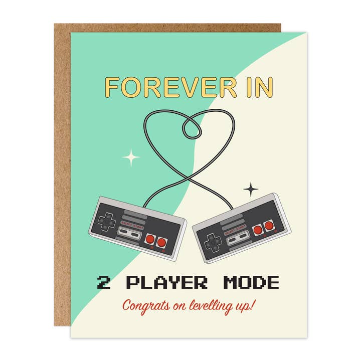 Tarjeta de modo 2 jugadores para venta al por mayor de Poppermost Prints