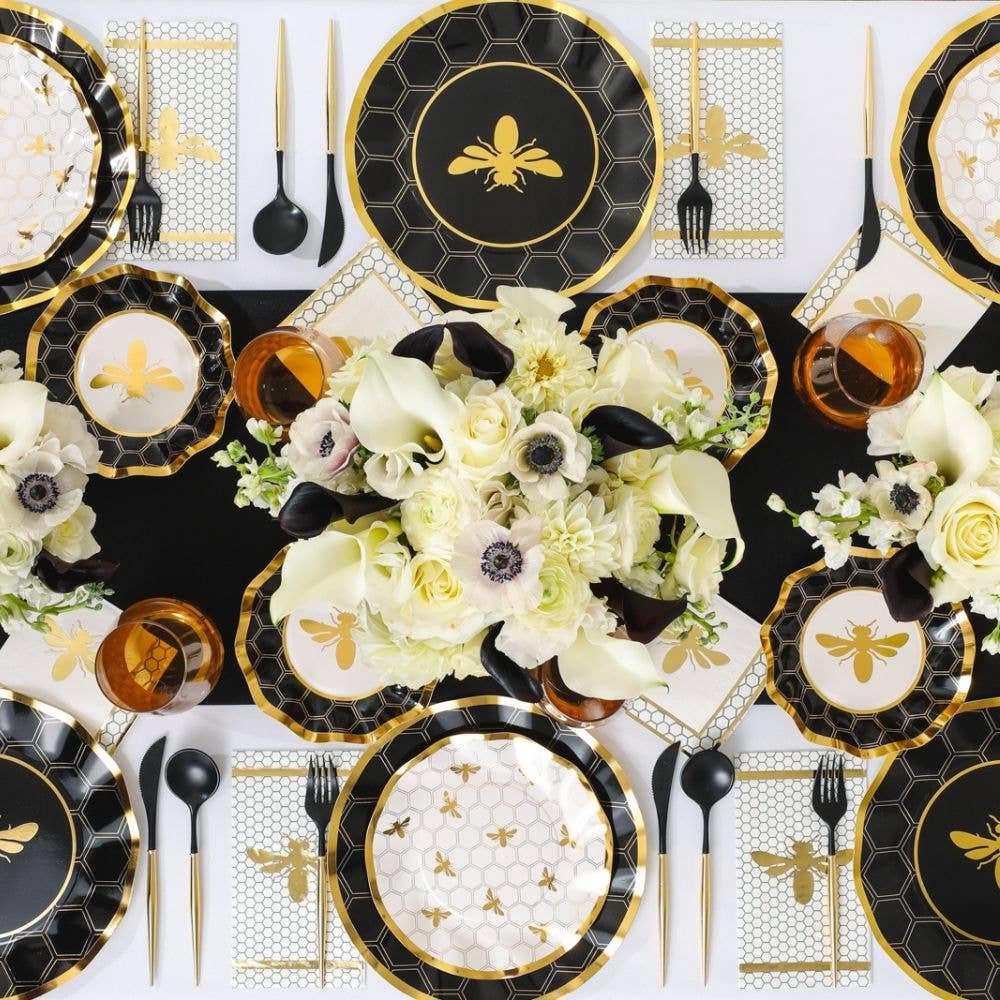 Sophistiplate – Engroshandel Engangsserviet – Honningbi Papir Cocktailserviet/20 stk.8