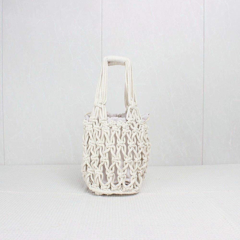 ShieldChic - Wholesale Beach Bag - Crochet Market Bag Fishing Net Hollow Bag2