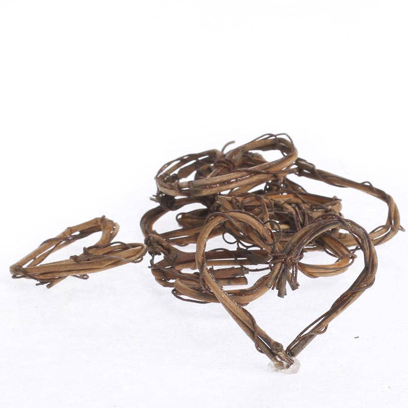 Factory Direct Craft - Vente Décorations de table - Cœurs de vigne miniatures de 1" (sachet de 8)1