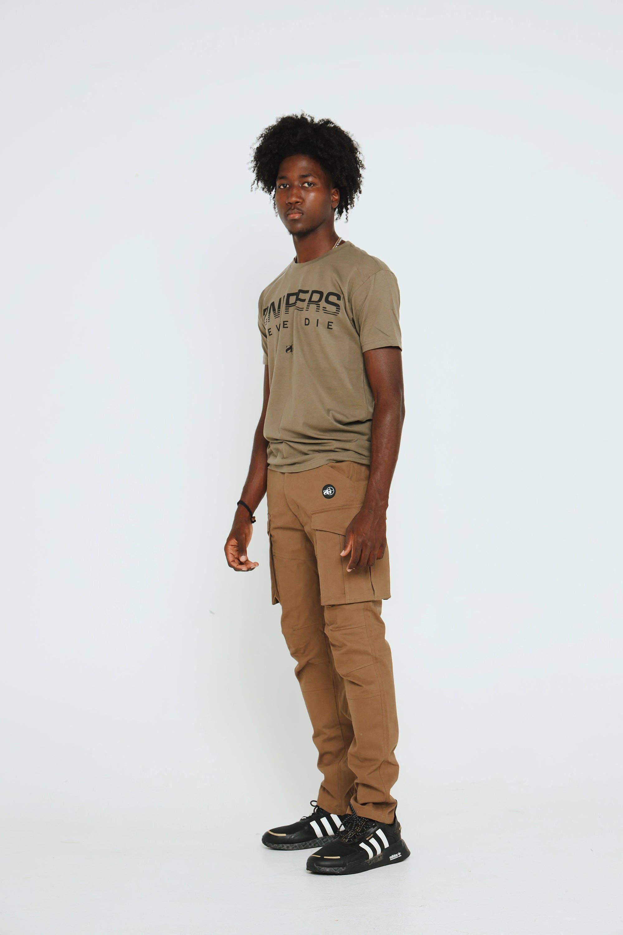 Sniper Gang Apparel - Wholesale Pants - Men's - Sniper Cargo Pants (Khaki)12