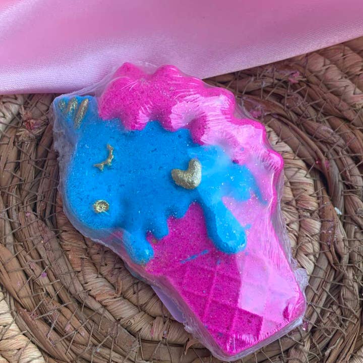 CREABYLONNY - Vente Bombe de bain/poudre effervescente pour le bain - Bombe de bain licorne0