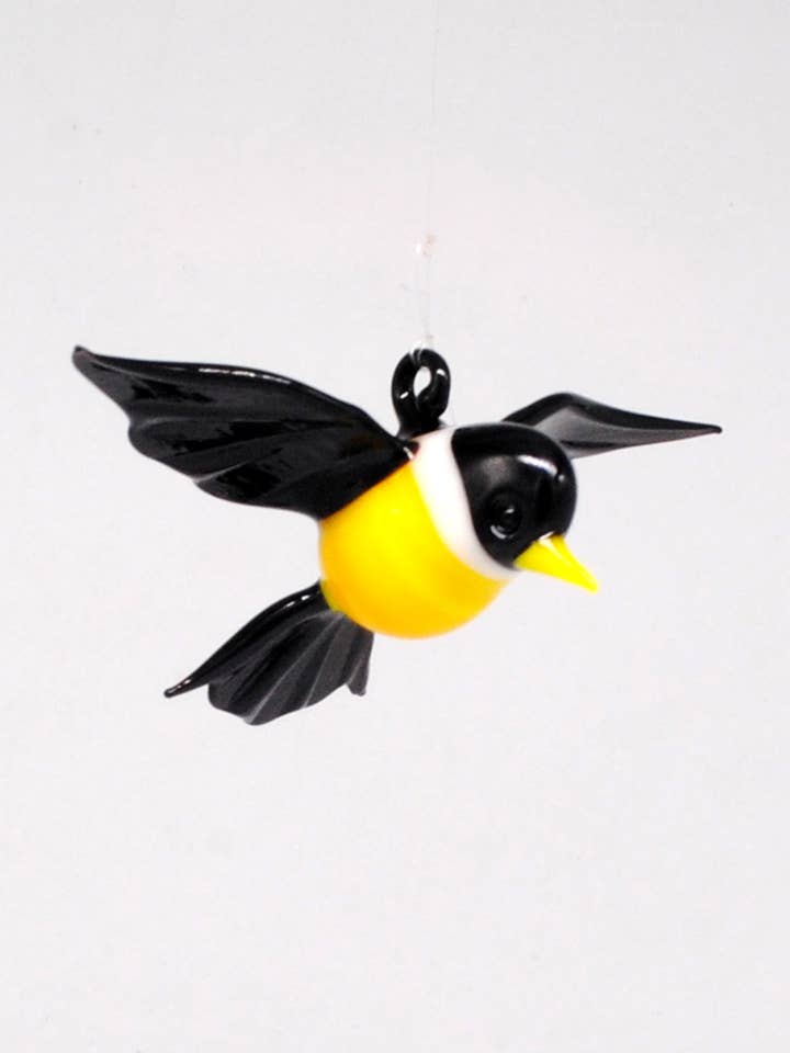 Chickadee for wholesale by WGK Glass Art Inc