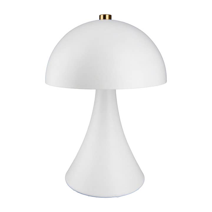 Table lamp (LED) mushroom mushroom lamp modern, white H.22 cm for wholesale on Faire