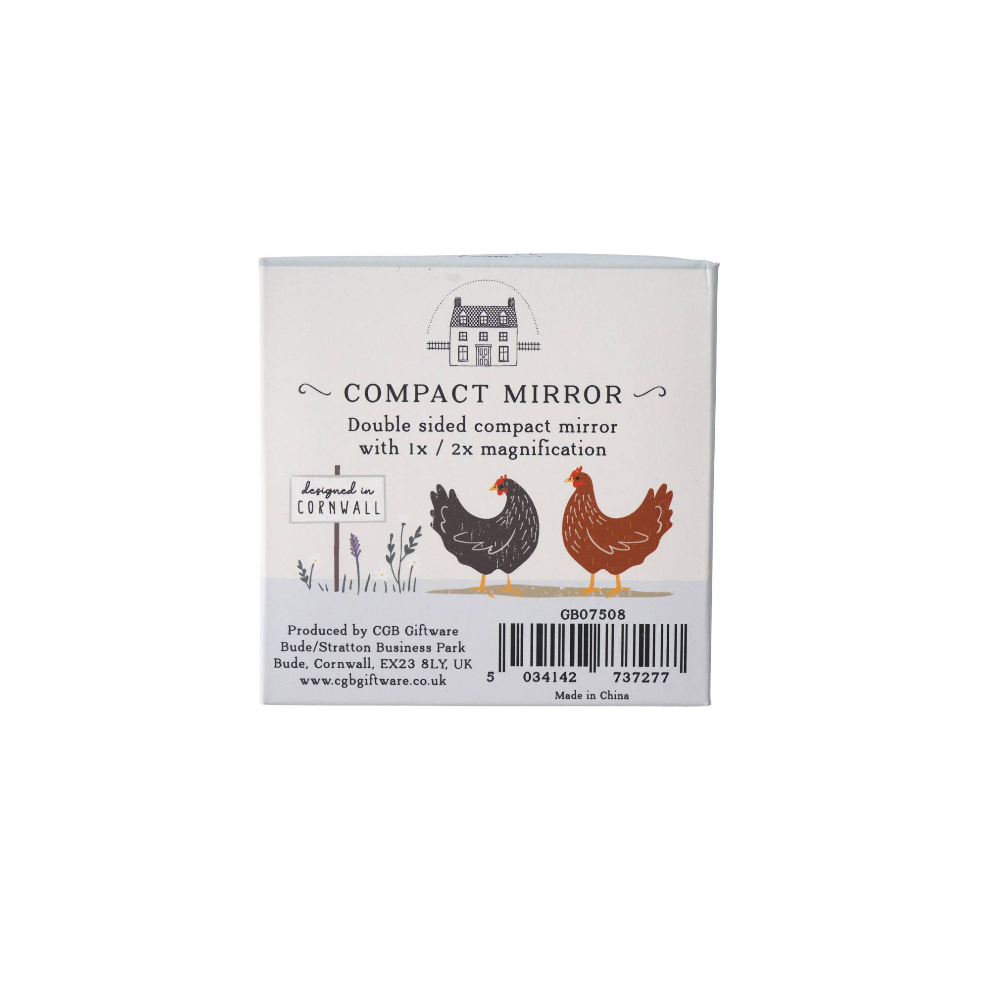 CGB Giftware - Wholesale Compact Mirror - Bramble Farm Chicken Compact Mirror In Gift Box5